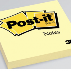 The Post-it - Invented by Art Fry in late 1970s